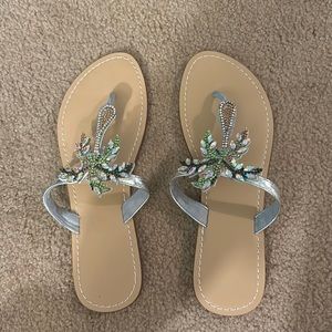 Palm tree sandals